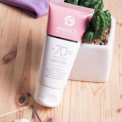 Protetor Solar Facial Anasol FPS 70 | Clareador, 60 g - Imagem 5