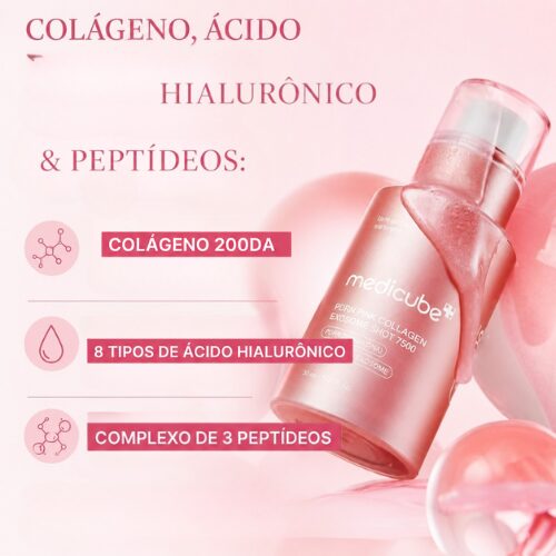 Sérum anti-idade Pdrn 7500 Exosome Colágeno 30ml | Medicube - Imagem 4