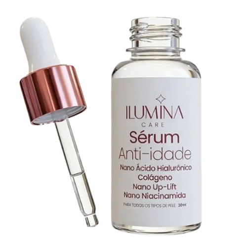 Sérum Facial Anti-Idade Colageno e Ácido Hialurônico 30ml | Ilumina Care