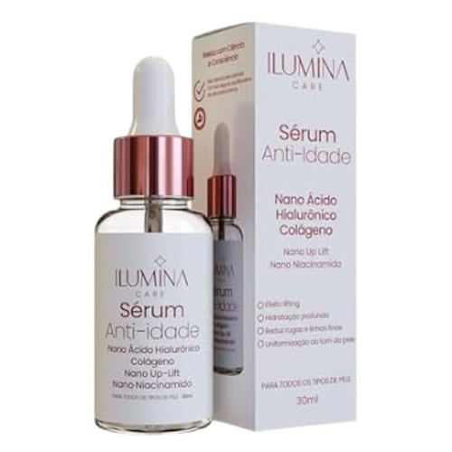 Sérum Facial Anti-Idade Colageno e Ácido Hialurônico 30ml | Ilumina Care - Imagem 2