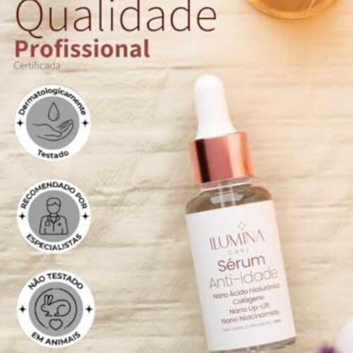 Sérum Facial Anti-Idade Colageno e Ácido Hialurônico 30ml | Ilumina Care - Imagem 7