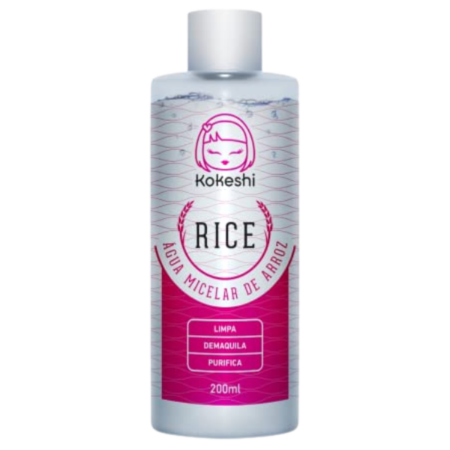 Água micelar dermaquilante de arroz Kokeshi 200ml