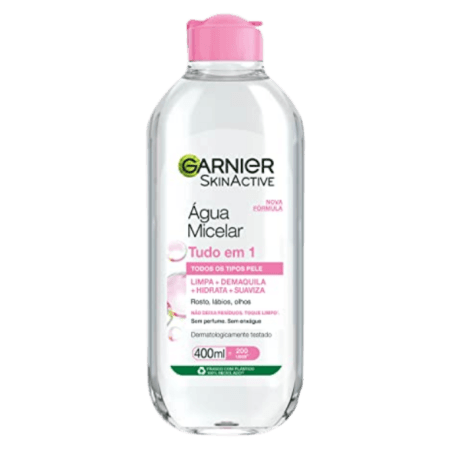 Água Micelar Garnier SkinActive Tudo em 1 400ml