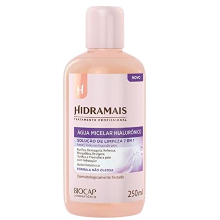 Água Micelar Hidramais com ácido hialurônico 250ml