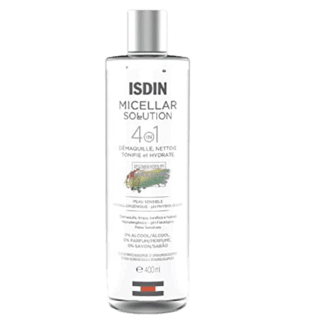 Água Micelar ISDIN Micellar Solution 4 em 1 400ml
