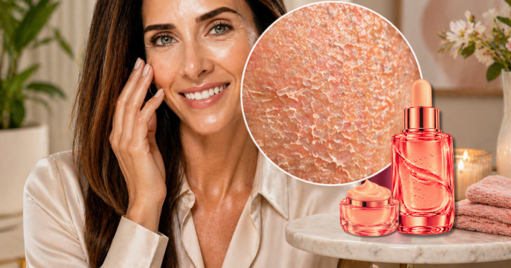 Tratamento anti rugas para pele seca com rugas ajudando na hidratação profunda e suavização de linhas finase sinais de envelhecimento no rosto