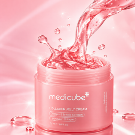 Textura do Creme em Gel Facial para Flacidez Medicube Collagen Jelly Cream