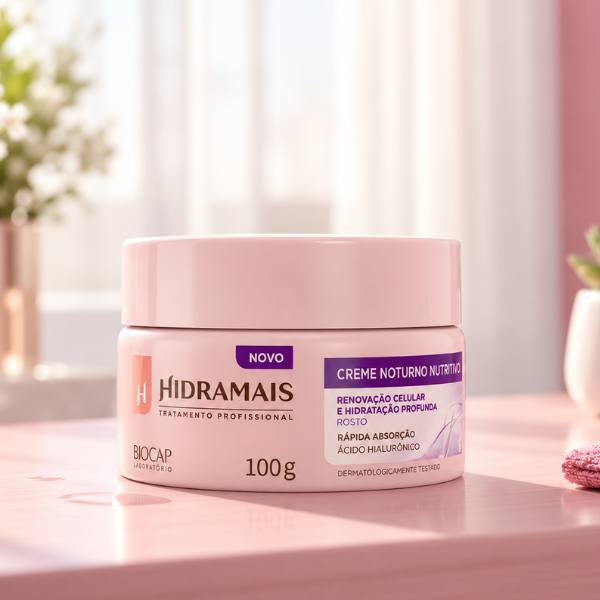 Creme Hidratação para o Rosto Noturno Hidramais 100g