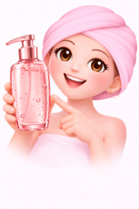 Emoji apresentando o Gel de Limpeza Eucerin pH5, ideal para limpeza suave da pele com rugas.