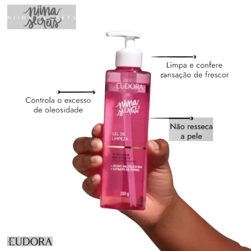 EUDORA NIINA SKIN GEL LIMPEZA FACIAL 300g - Imagem 4
