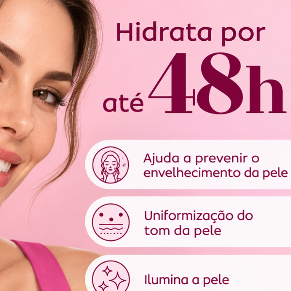 Benefícios do Hidratante Facial Antissinais Monange com hidratação por até 48 horas
