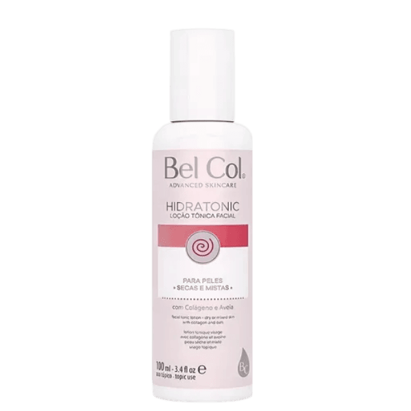 Loção Tônica Facial Bel Col Hidratonic com colágeno e aveia