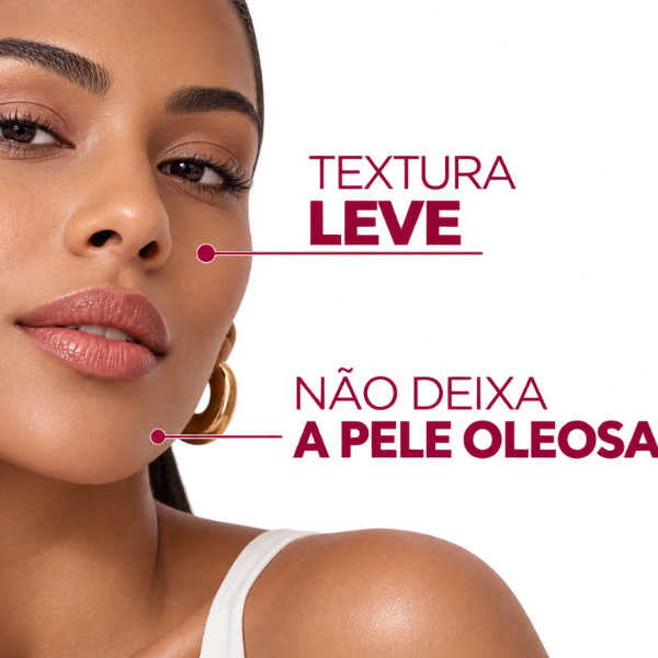 Loréal Protetor Solar FPS70 Facial com textura leve e acabamento não oleoso