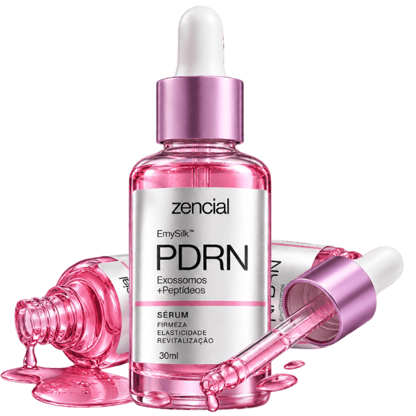 Sérum facial antirrugas Zencial com PDRN, exossomos e peptídeos 30ml, opção de melhor produto com peptídeos para cuidados com rugas.