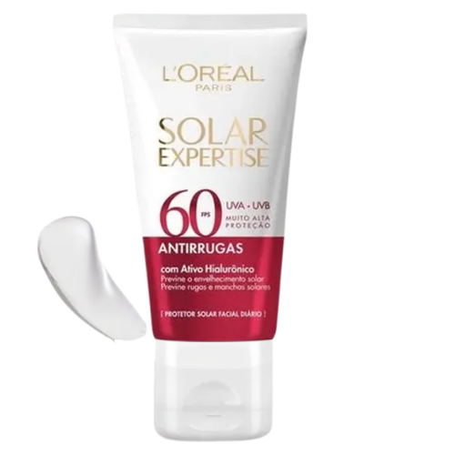 Protetor Solar Facial FPS 60 Antirrugas, 50g | L'Oréal Paris