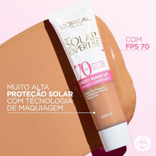 Protetor Solar Efeito Makeup FPS70 | L'Oréal Paris - Imagem 3