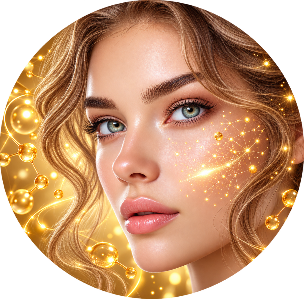 Retinol para cuidados com rugas, linhas finas e sinais do envelhecimento da pele.