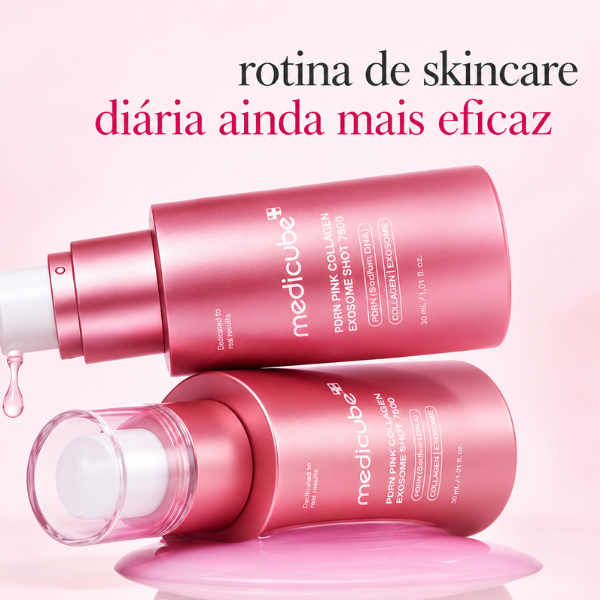 Sérum Anti-idade PDRN Exosome Colágeno Medicube para rotina de skincare