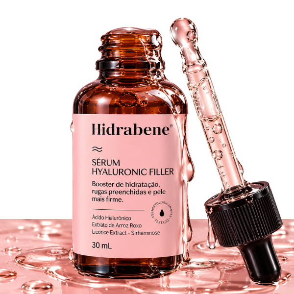 Sérum Anti Rugas com Ácido Hialurônico Hidrabene Hyaluronic Filler 30 ml