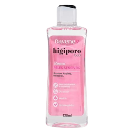 Tônico Facial Pele Sensível Davene Higiporo 130ml