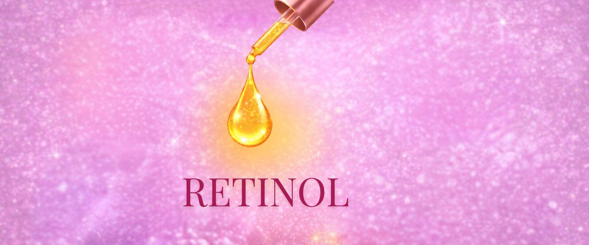 Ingrediente retinol para rugas em forma de sérum, ativo derivado que estimula colágeno e reduz sinais do envelhecimento