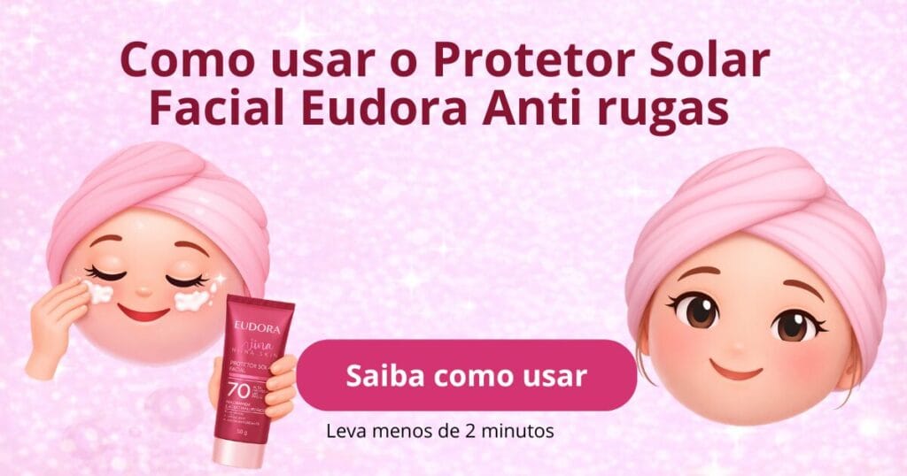 Como usar protetor facial skincare produto anti rugas com aplicação correta no rosto passo a passo