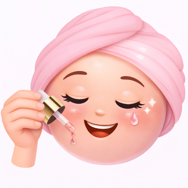 Como usar antirrugas sérum facial, aplicando o produto no rosto com conta-gotas.