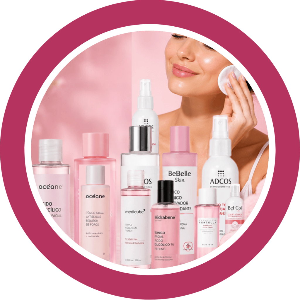 Melhor tônico para skincare com opções de tônicos faciais para cuidados com a pele e rugas.