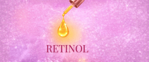 Ingrediente retinol para rugas em forma de sérum, ativo derivado que estimula colágeno e reduz sinais do envelhecimento