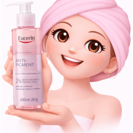 Gel de Limpeza Eucerin Anti-Pigment para rotina de skincare