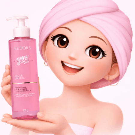 Gel de Limpeza Niina Secrets apresentado na rotina de skincare
