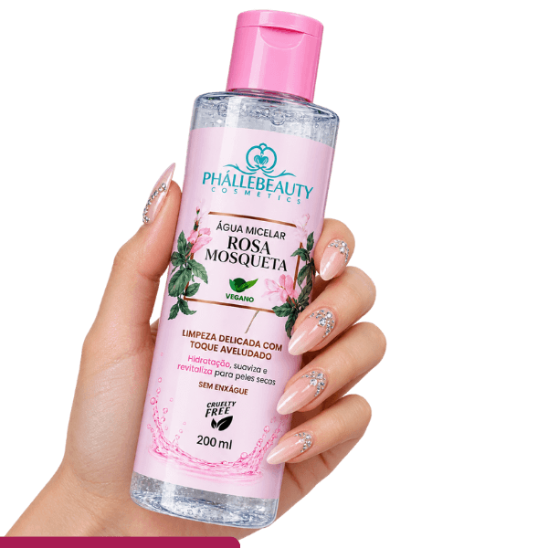 Melhor água micelar Phállebeauty Rosa Mosqueta 200ml