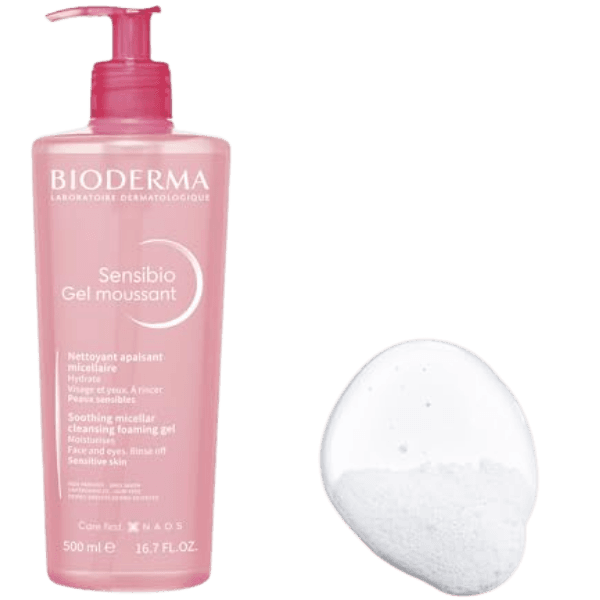 Melhor gel de limpeza facial Bioderma Sensibio Gel Moussant 500ml