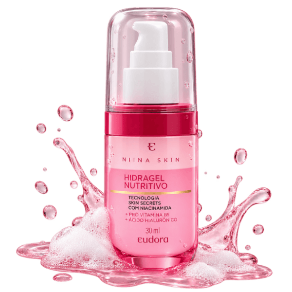 Melhor hidratante para o rosto Niina Skin Hidragel Nutritivo Eudora 30 ml