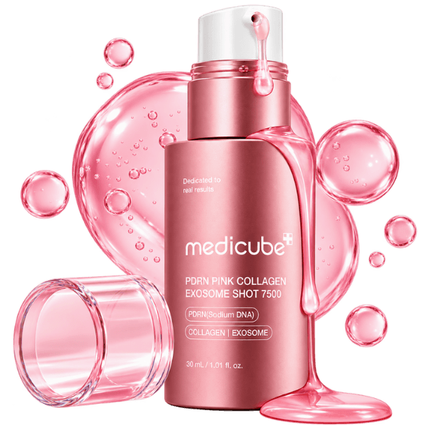 Melhor PDRN e exossomos facial Medicube PDRN Pink Collagen Exosome Shot 7500