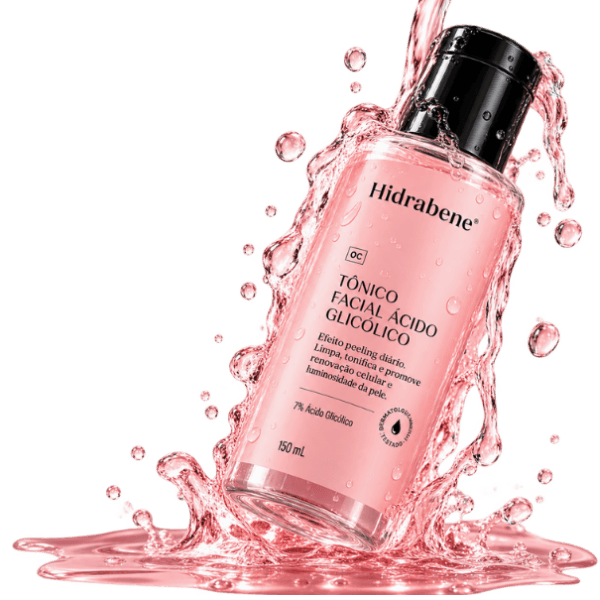 Melhor Tônico Hidrabene Facial com Ácido Glicólico 150 ml